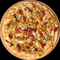 MEKSİKA TAVUKLU PİZZA